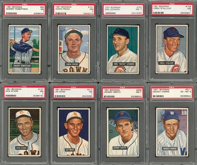 1951 Bowman Baseball Graded Collection (25 Different)